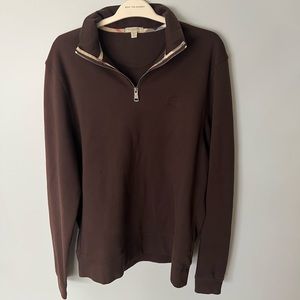 Burberry Brit Brown Men’s Zip Up/half zip XXL